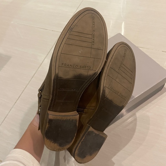 Franco Sarto Suede Leather Booties - Picture 4 of 8